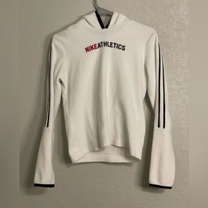 Vintage Nike Athletics Hoodie Size Small with Stripes
